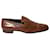 Prada Penny Loafers in Light Brown Leather Dark red  ref.754334