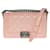 El icónico bolso bandolera mediano Chanel Boy old en cuero acolchado rosa,  ref.755478
