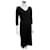 Alberta Ferretti vestido preto de lã  ref.755498