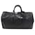 Louis Vuitton keepall 50 Cuir épi noir Schwarz Leder  ref.755547