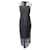 Joseph Patchwork Lace Long Dress in Black Nylon  ref.755598