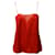 Autre Marque Cami NYC Lace Camisole in Red Silk  ref.755600
