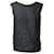 Fendi Sleeveless Floral Tonal Brocade Top in Black Polyester  ref.755621