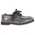 Brunello Cucinelli Derby Lace-Up Low Top Shoes in Grey Leather   ref.755624