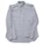 Camisa listrada Maison Martin Margiela em algodão azul claro  ref.755651