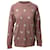 Sandro Star Embroidered Sweater in Pink Cotton  ref.755679