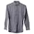 Bottega Veneta Camisa listrada com botões frontais em algodão azul e branco  ref.755738