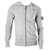Stone Island Hooded Zip-Up Jacket in Grey Cotton  ref.755763