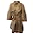 Lanvin Belted Coat Dress in Metallic Gold Polyester Golden  ref.755767