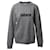 Sandro Désir Crewneck Sweatshirt in Grey Cotton  ref.755770