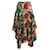 Stella Mc Cartney Stella McCartney Jupe mi-longue asymétrique à imprimé floral en soie multicolore  ref.755823