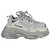 First Balenciaga Triple S Klare Sohle aus grauem Polyurethan