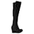 Stuart weitzman 5050 Knee Length Boots with Wedge Heels in Black Suede  ref.755937