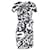 Minivestido Diane Von Furstenberg com amarração lateral em seda preta  ref.755942