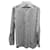 Tom Ford Striped Long-Sleeve Shirt in Grey Cotton  ref.755972