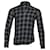 Dries Van Noten Camisa xadrez de botões em algodão azul marinho  ref.755990