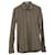 Camisa de algodón marrón con estampado de mariposas de Bottega Veneta Castaño  ref.755996