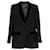Jaqueta de fumar Dolce & Gabbana com abotoamento simples em lã virgem preta Preto  ref.756028