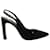 Hermès Hermes Slingback Pumps with Jeweled Buckle in Black Suede  ref.756071