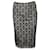 Diane Von Furstenberg DVF Misty Jupe mi-longue perlée en nylon noir  ref.756085