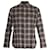 Camisa xadrez Tom Ford manga longa com botão frontal em algodão multicolorido  ref.756097