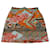 MSGM Floral-printed Mini Pencil Skirt in Orange Cotton  ref.756100