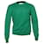 Maison Martin Margiela Elbow-Patch Sweater in Green Cotton  ref.756114