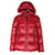 Moncler Classic Padded Down Jacket in Red Polyamide Roja Poliamida Nylon  ref.756163
