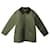 Barbour Suede Collar Diamond Quilted Jacket in Moss Green Nylon Polyamide  ref.756166
