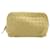 Bottega Veneta Intreciciato Cosmetic Pouch in Yellow Leather  ref.756176