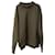 Fear of God Essentials Sweatshirt mit Stehkragen aus khakifarbener Baumwolle Grün  ref.756211