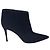 Gianvito Rossi Stivaletto Stiletto in Camoscio Nero