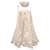 Stella Mc Cartney Stella McCartney Robe sans manches zippée sur le devant en coton blanc  ref.756252