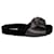 Miu Miu Rose Applique Sandals in Black Satin  ref.756258