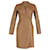 Theory Leather Coat in Camel Lambskin Leather Yellow  ref.756296