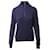 Jersey de punto de ochos con cremallera de un cuarto en algodón azul de Polo Ralph Lauren  ref.756303