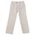 Jean droit Dior en coton blanc  ref.756308