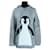 Chanel Sweat à capuche pingouin RARE CC Soie Gris  ref.756663