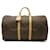 Louis Vuitton Keepall 55 Brown Cloth  ref.756862