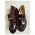 Mocassini Chanel Bordeaux in vernice - vista 6