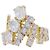 Repossi anello vintage, giallo oro, Diamants. - vista 4