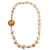 Vintage Perlensammlerkette von Chanel Beige Golden Vergoldet  ref.757312