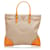 Tote Prada Brown Canvas Handbag Beige Cloth Cloth  ref.757338