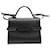 Delvaux Tempête Handbag in Black Calfskin Leather Pony-style calfskin  ref.757381