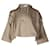 Céline Celine Cropped Parka in Beige Polyester and Technical Cotton  ref.757382