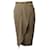 Max Mara Ruffled Pencil Skirt in Brown Wool  ref.757404