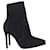 Gianvito Rossi Fiona Knit Ankle Boots in Black Wool  ref.757420