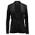 Chaqueta de traje Theory de lana negra Negro  ref.757421