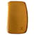 Louis Vuitton Carteira vintage ocra amarela com zíper Amarelo Couro  ref.757453