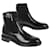 Dior botas Negro Cuero  ref.757458